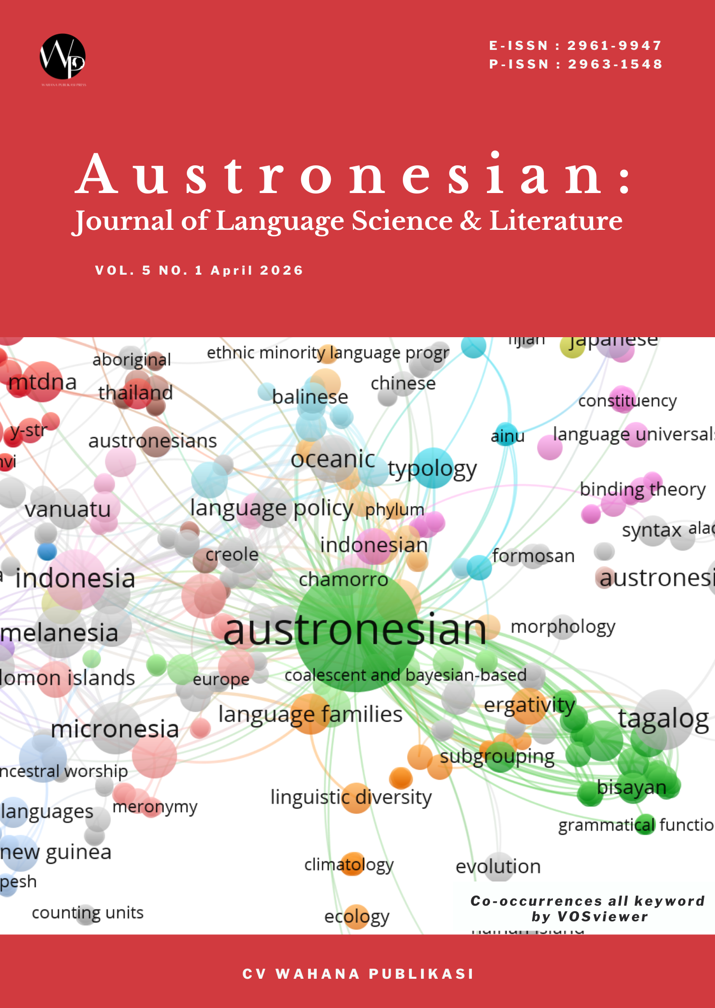 					View Vol. 5 No. 1 (2026): Austronesian: Journal of Language Science & Literature
				